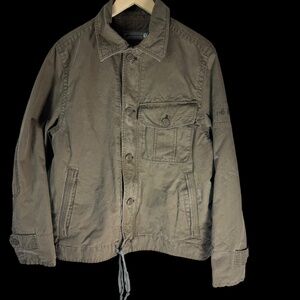 Gap 1969 Alpine Standard Issue Army Green Military Style Utility Jacket Sz M